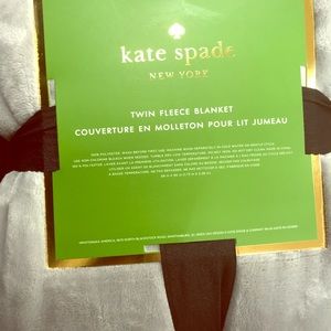 Kate Spade Twin Fleece Blanket